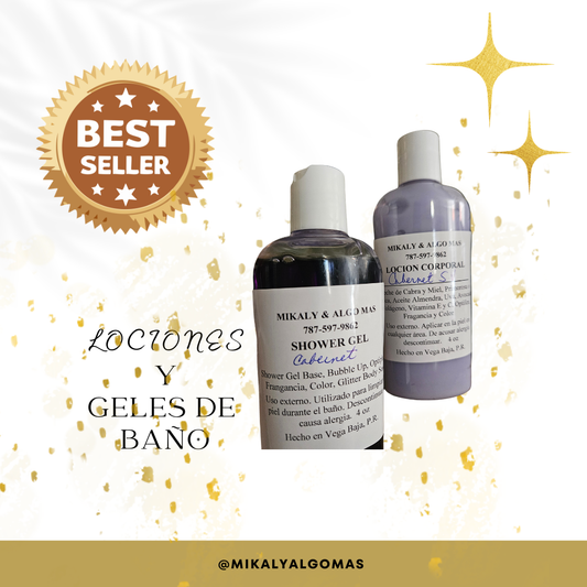 BEST SELLER: Loción y Gel de Baño
