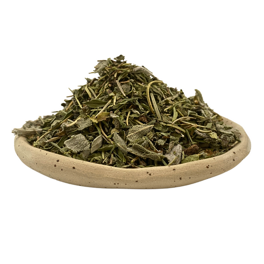 Work out bath: pedicura (Combinación de hojas de menta, salvia, hierbabuena y romero)