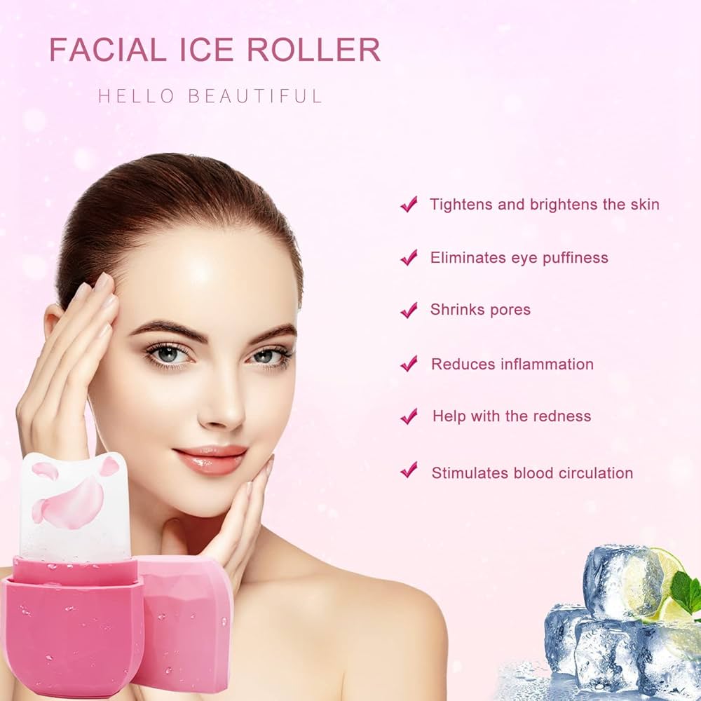 Rodillo facial de hielo de silicona