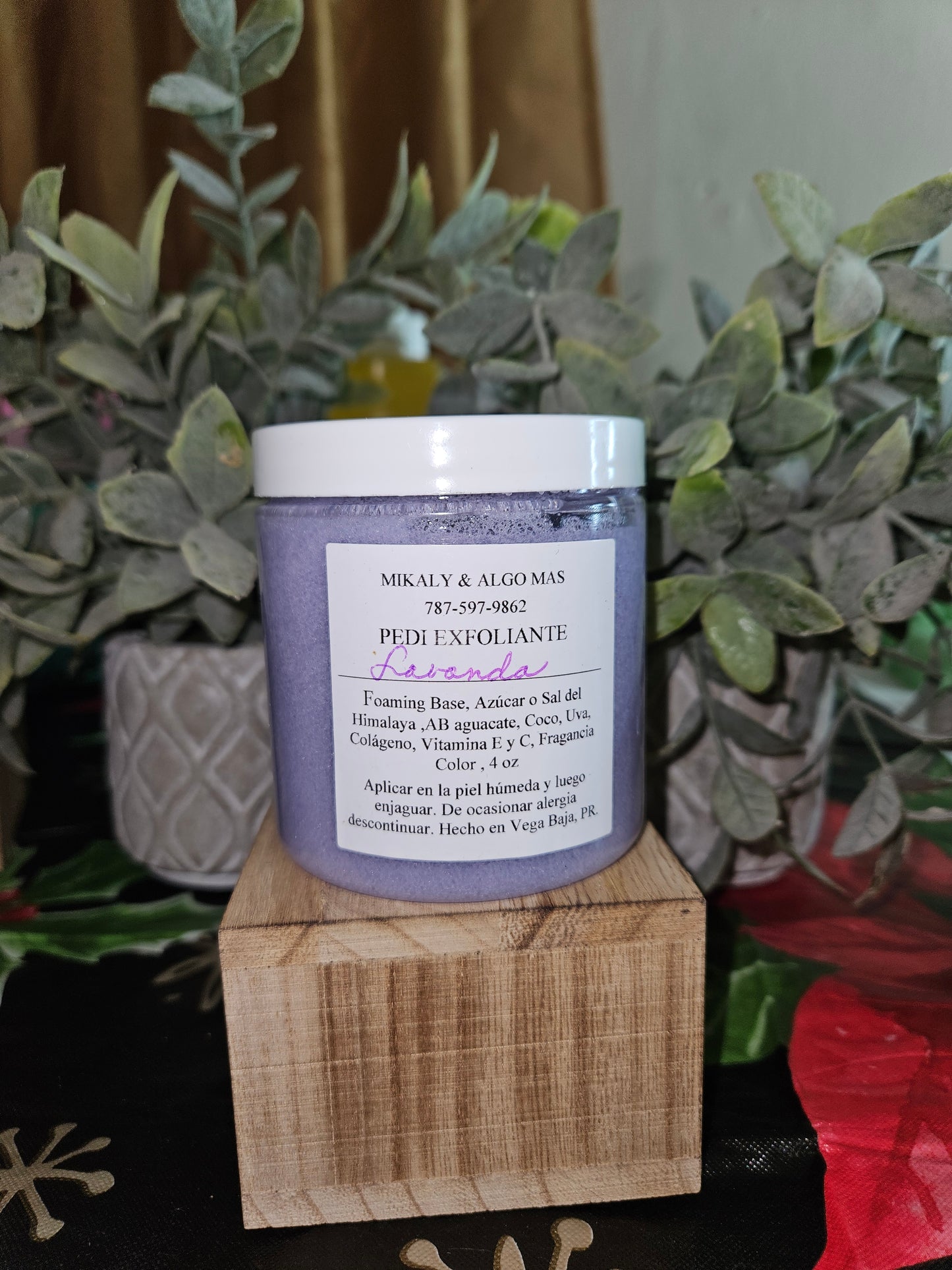 Pedi Exfoliante de Lavanda